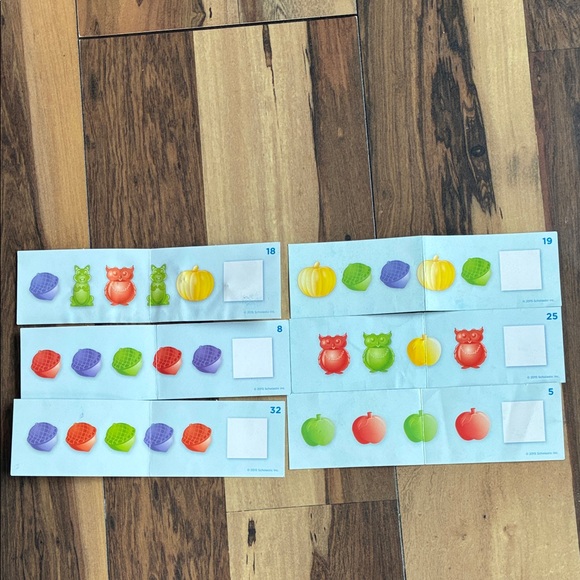 Kids Color Matching Counters and Pattern Cards - Picture 3 of 3